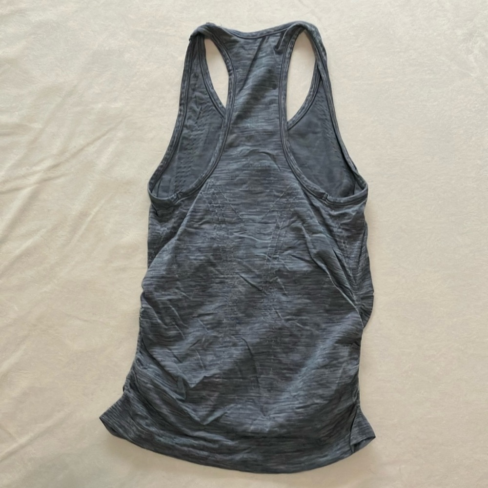 Athleta Gray Racerback Tank Top - Picture 3 of 3